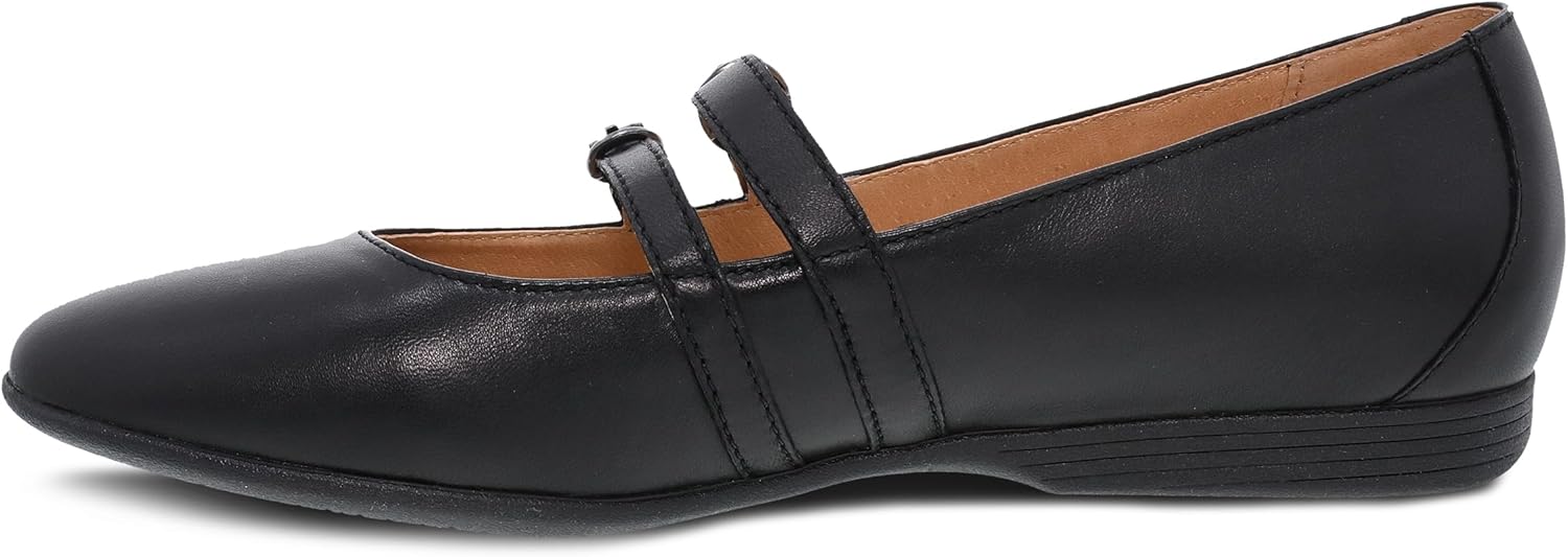 Dansko Leeza Ballerina Flats for Women - Comfortable Flat Shoes with Arch Support - Versatile Casual to Dressy Footwear - Lightweight Rubber Outsole - Image 6