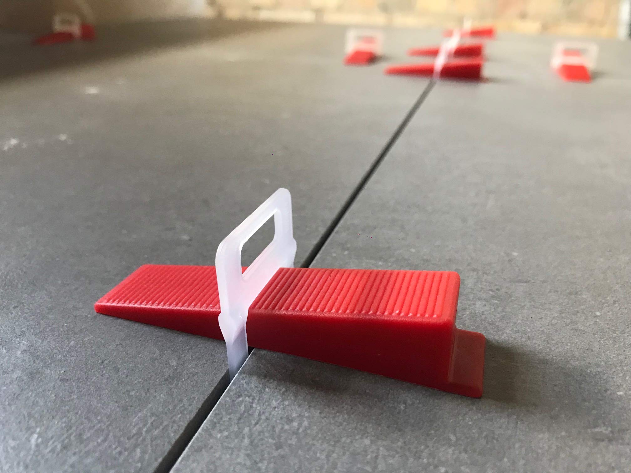500-9000 Stück 1-3mm freie Auswahl - Das GÜNSTIGE Fliesen Nivelliersystem - Zange Keile Zuglaschen individuell zusammenstellen - frei wählbar Mega-Auswahl an Variationen (1000 Laschen, 2,0mm)