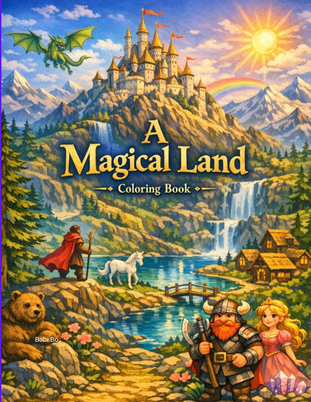 A Magical Land: A Journey Through Enchanted Realms and Mythical Creatures, Where Fantasy Worlds Come Alive in Color