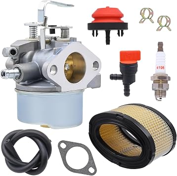 640260 Carburetor for Tecumseh 640260 640260A 640260B 640269 632689 HM80 HM85 HM90 HM100 LH318XA LH358XA LH358EA 8HP 9HP 10HP Coleman Craftsman Generator Lawnmower Snowblower