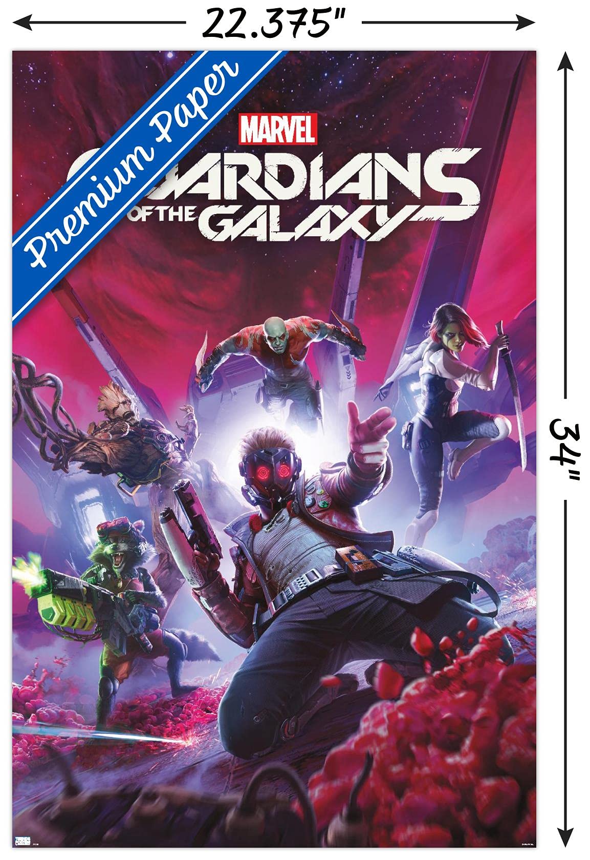 Amazon.com: Trends International Marvel's Guardians of the Galaxy