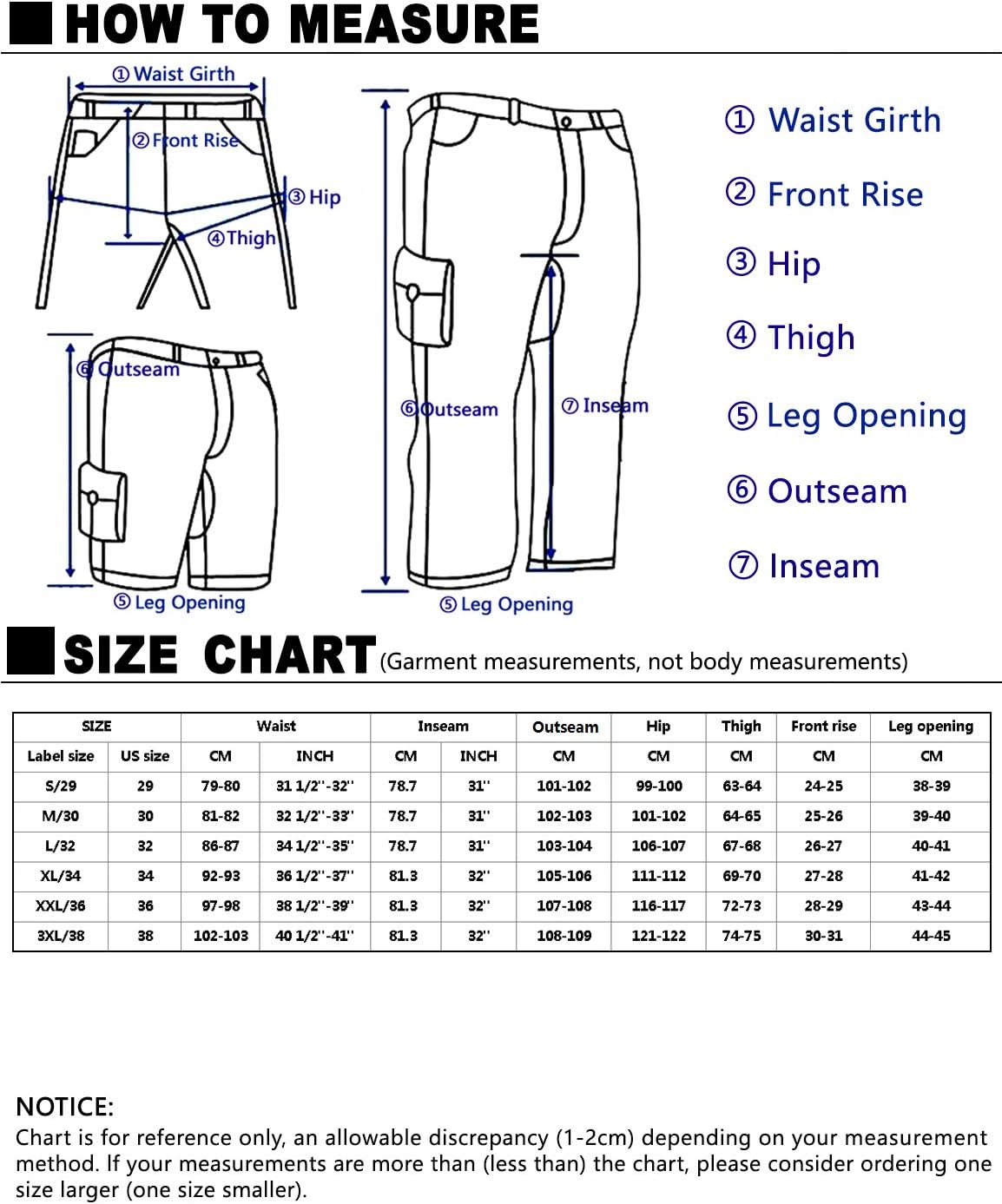 Match Men's Athletic Fit Straight Leg Casual Pants #8036 29 8089 Sapphire Blue