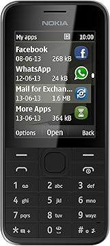 Nokia 208 UK Sim Free Mobile Phone Black Vodafone UK