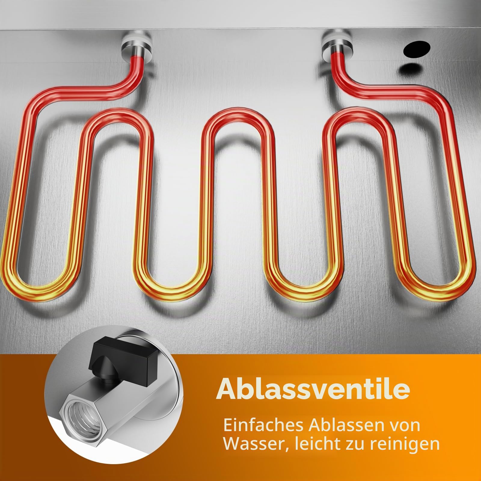 TAIMIKO Bain Marie Speisenwärmer 1500W Elektrisches Buffetwärmer 220V Schmelztopf Professioneller kommerzieller Tellerwärmer mit 4 x 1/6 Töpfen (4 Pots)