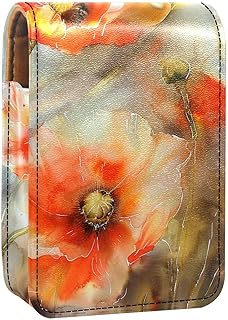 Lipstick Case,Leather Lip Gloss Lipstick Orga...