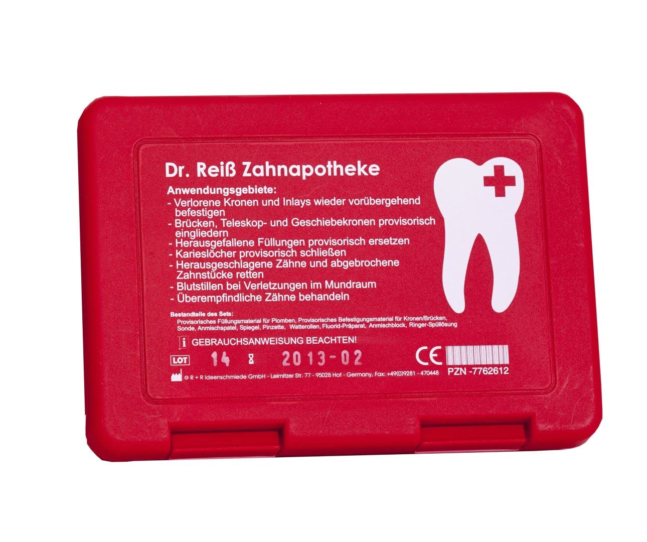 Relags Erste-Hilfe-Set Zahnapotheke, rot, One Size, 240500