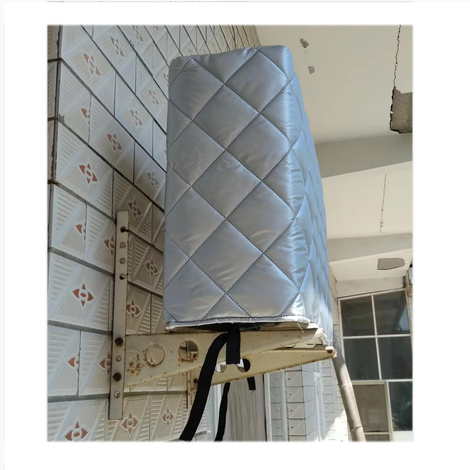 Btyqkzvpm Silver Ultra Thin Flat Washers, Outdoor Air Conditioner Cover For Central Window(,85Cmx32cmx56cm)