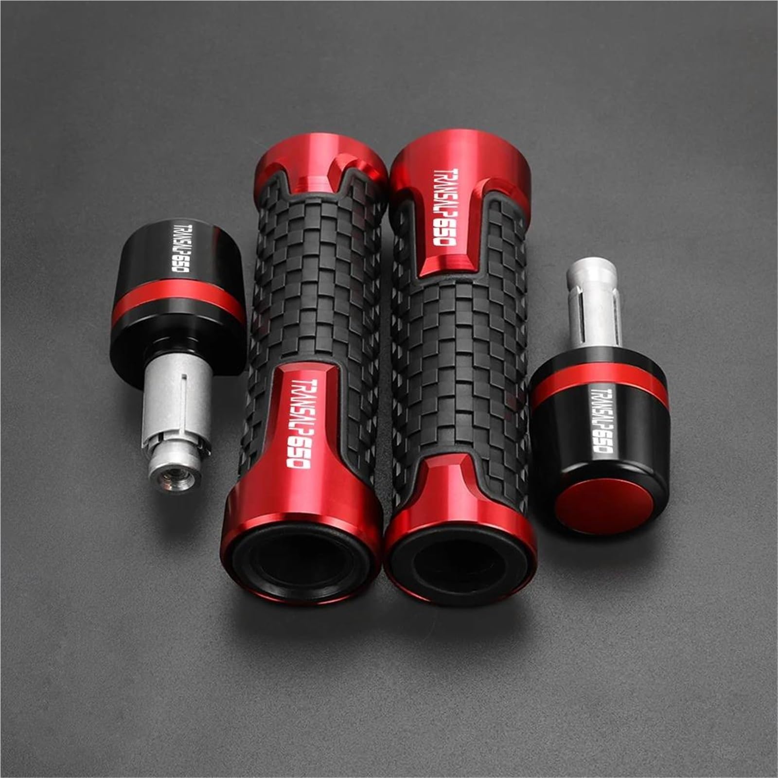 CFSJRXZ Clutch Levers Motorcycle Brake Clutch Lever Non Slip Handlebar Grips for XL 650V Transalp XLV 650 2001-2007 with Handle Bar End Motorbike Brake Lever Handlebar Grips(Color 25)