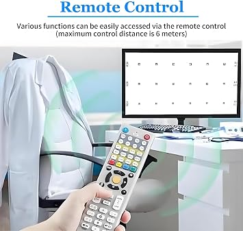 Digital Vision Chart with Adjustable Distance and Polarized Screen for Ophthalmology Testing