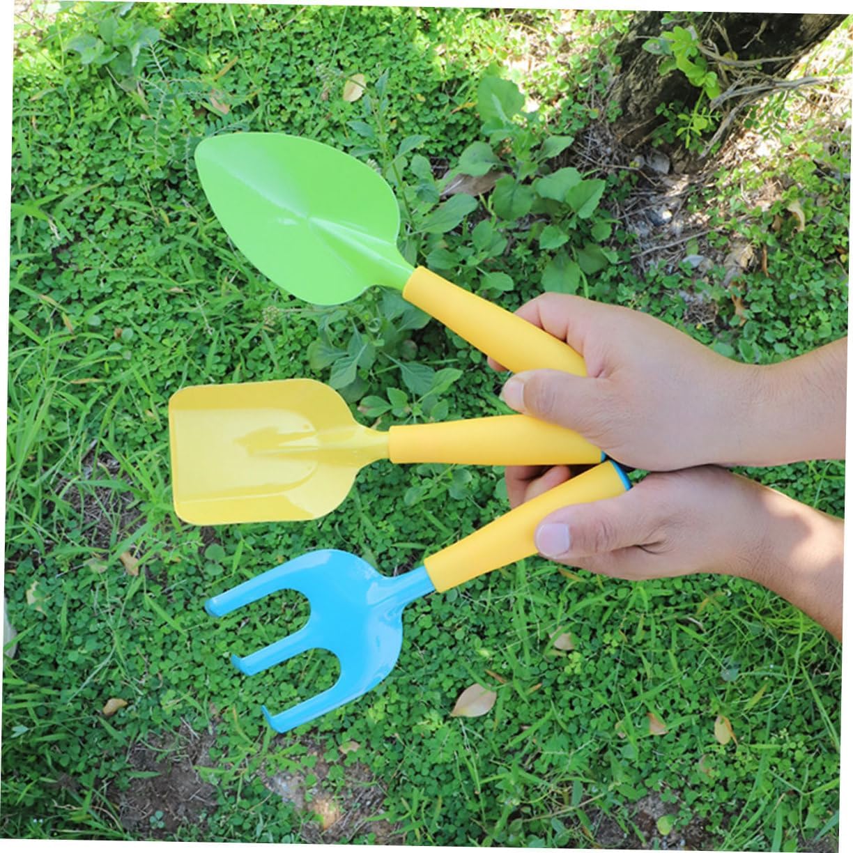 1set Boy Girl Gardening Tool Garden Tools for Boy Girl Includes Watering Can Shovel Rake and Apron Activity for Boys and Girls