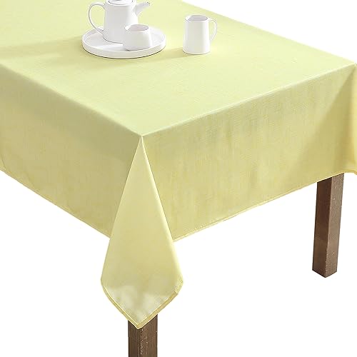Miniatura 6 de Laura Ashley Mantel decorativo, resistente a las arrugas y a las manchas, repelente al agua a prueba de derrames, tela de poliéster lavable de fácil