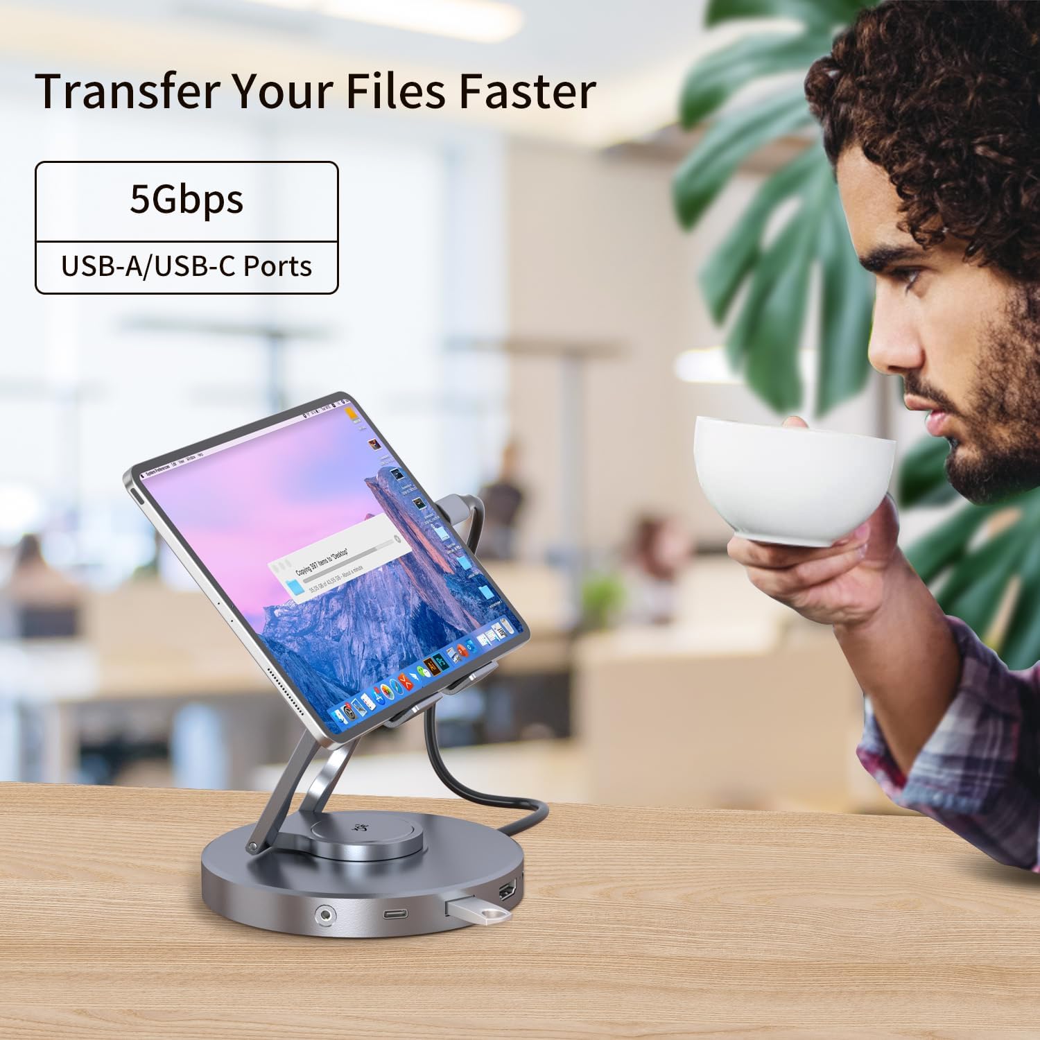 Docking Station for Steam Deck/ROG Ally/Legion Go - 6-in-1Steam Deck Dock with HDMI 2.0 4K@60Hz, 3.5mm Audio and USB-C PD 100W Speed Charging for iPad,Steam Deck,ROG Ally,Phone