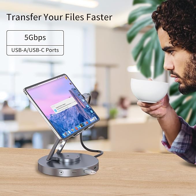 Docking Station 6 en 1 para Steam Deck, ROG Ally, Legion Go, iPad miniatura 5