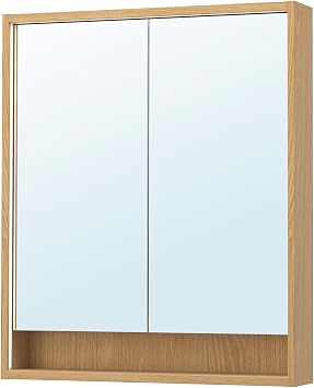 Banyo duvar dolab , me e g r n ml , 80x15x95 cm, kablosuz kontrol s r c s z