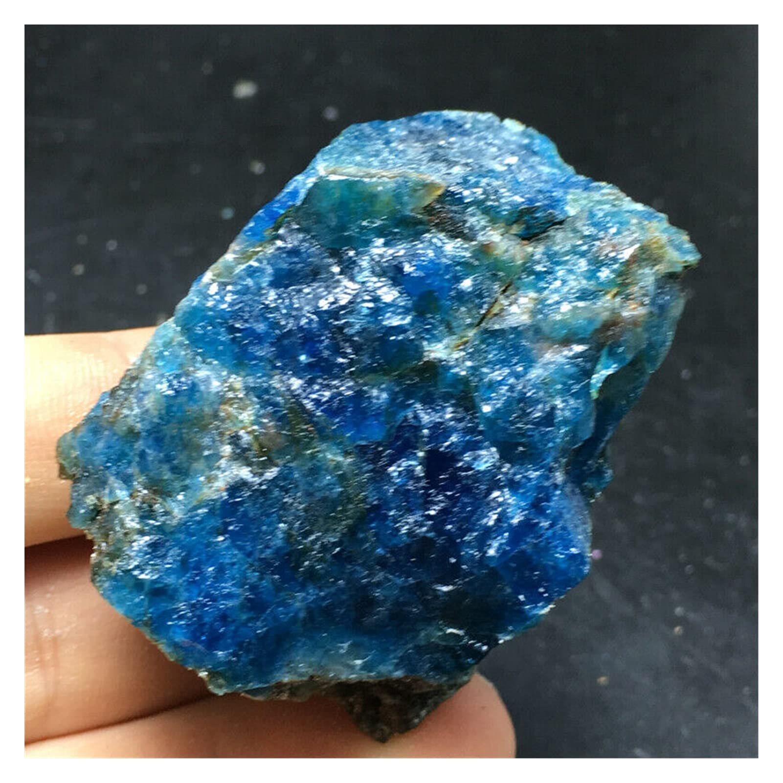 ZTBH Cristal de meditación Natural 50-100g Natural Apatite Crystal Raugh Stone Rock de Madagascar Piedra de Cristal (Size : 190-200g)