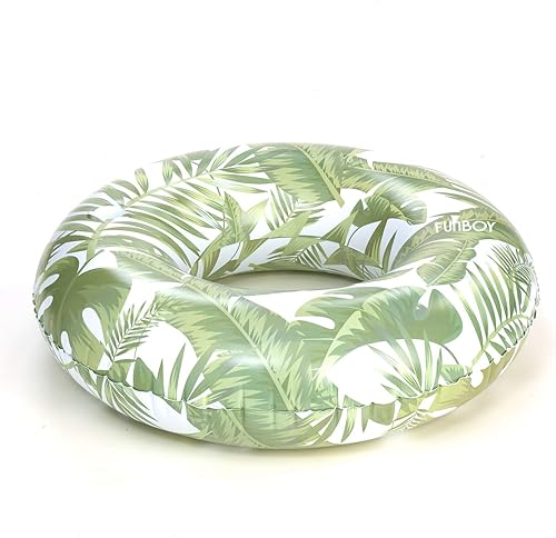 Miniatura 5 de FUNBOY - Flotador tubular inflable tamaño gigante con diseño de jungla tropical para fiestas de verano en la piscina y entretenimiento