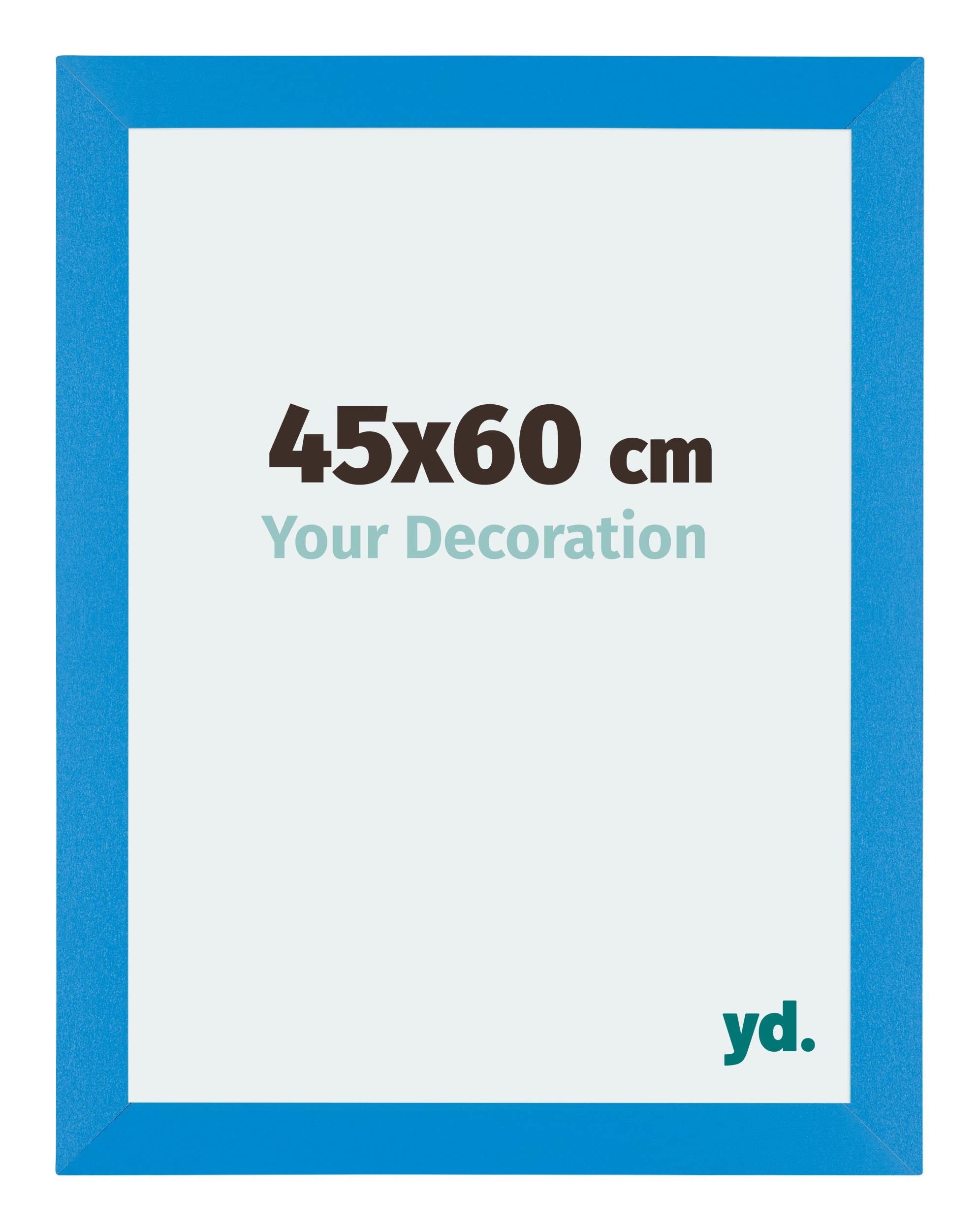 Your Decoration - Picture Frame 45x60 cm - Bright Blue - Decorative Wall Frame in MDF with Antireflection - Frame 45x60 - Mura