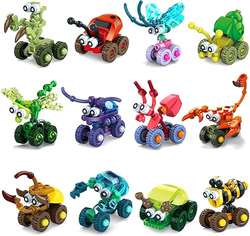 Miniatura 7 de DIYDEC Bloques de construcción de flores de Pascua con huevos de Pascua, juguetes de bloques de construcción para recuerdos de fiesta, juguetes de