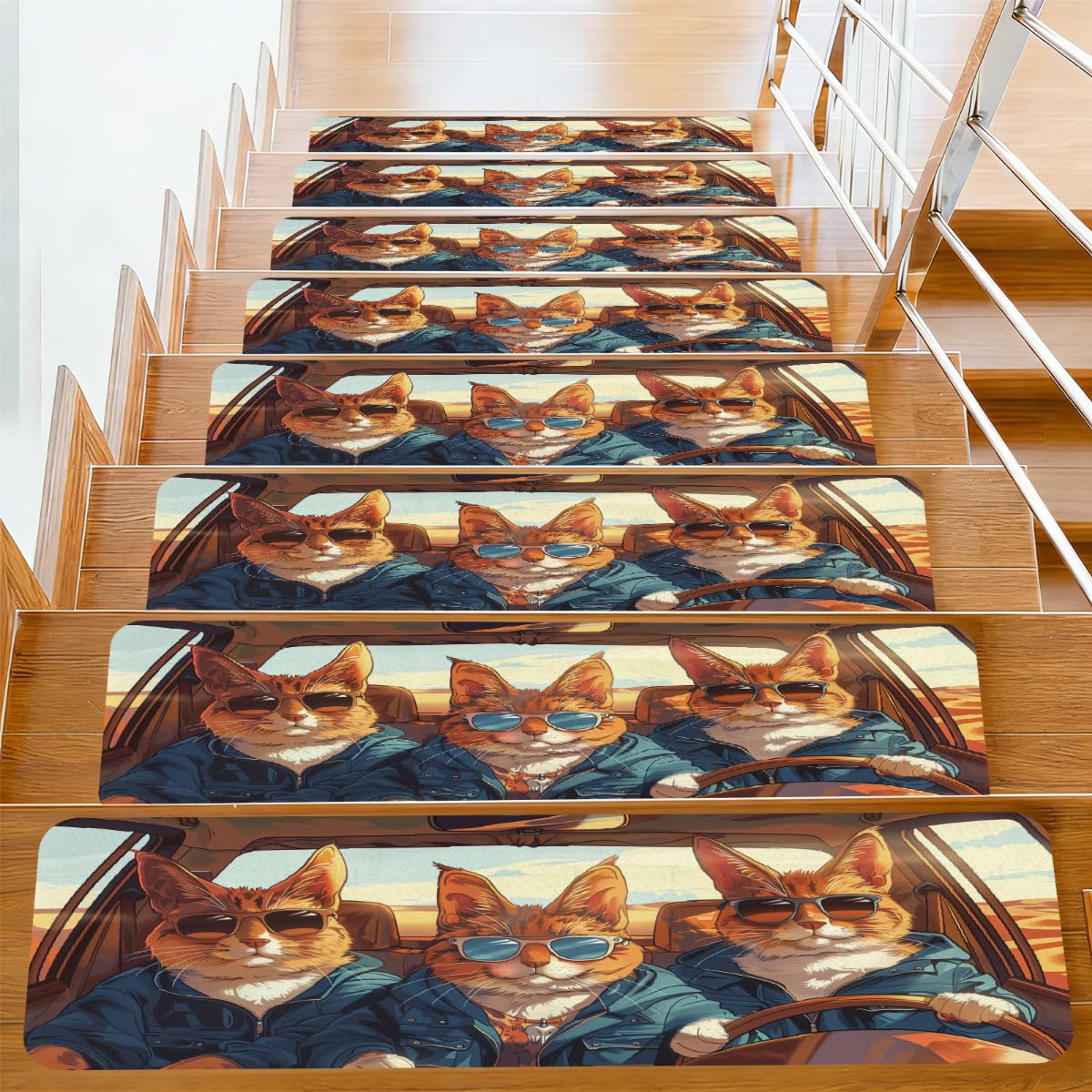 Alfombrillas para escaleras Mexpekil Art: cuida de tu familia y tus mascotas con estilo