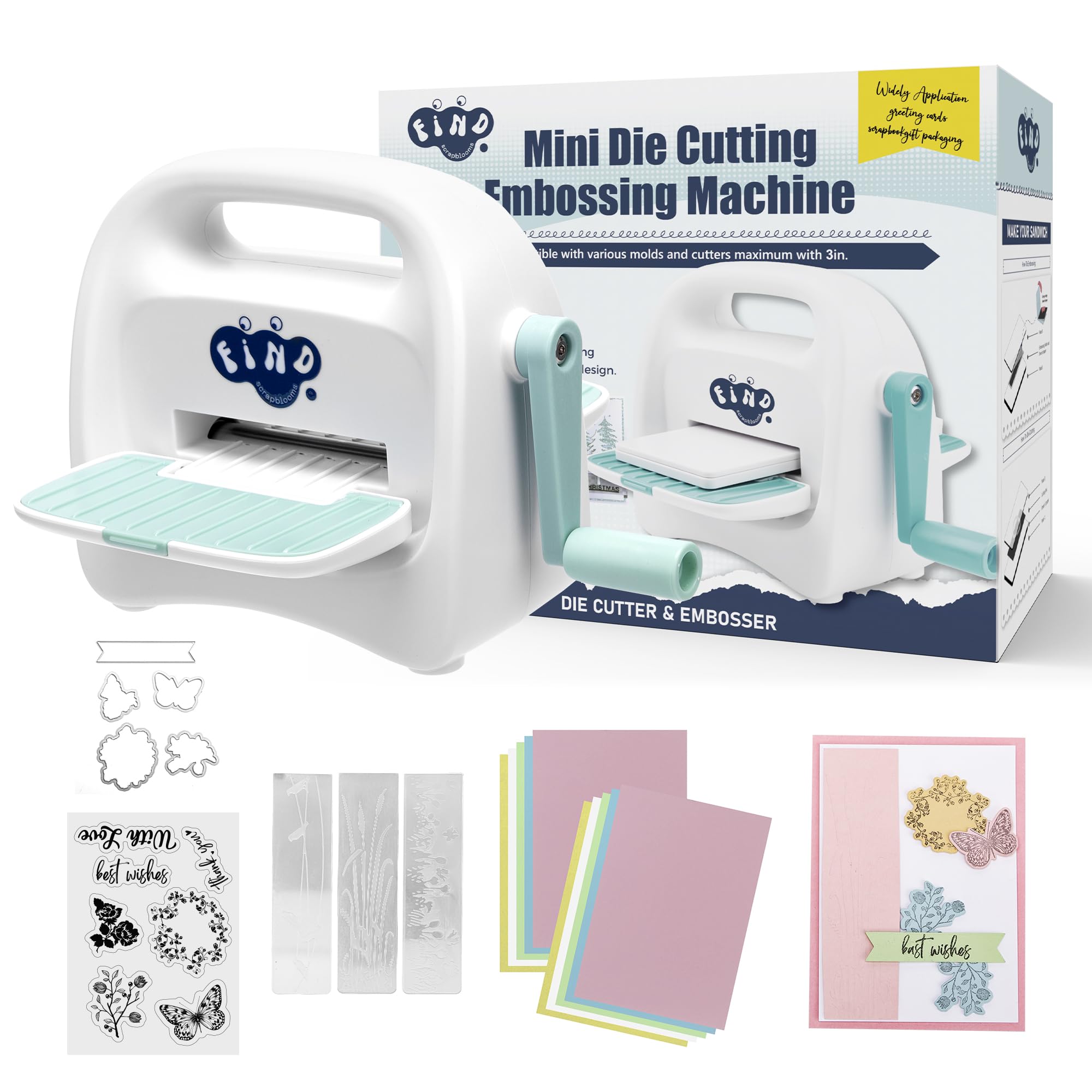 Mini Die Cutting & Embossing Machine - DIY Crafts -8