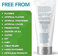 Vista 7 de Pasta de dientes nano hidroxiapatita libre de flúor pasta de dientes remineralizante profesional formulada por dentistas más xilitol anticaries