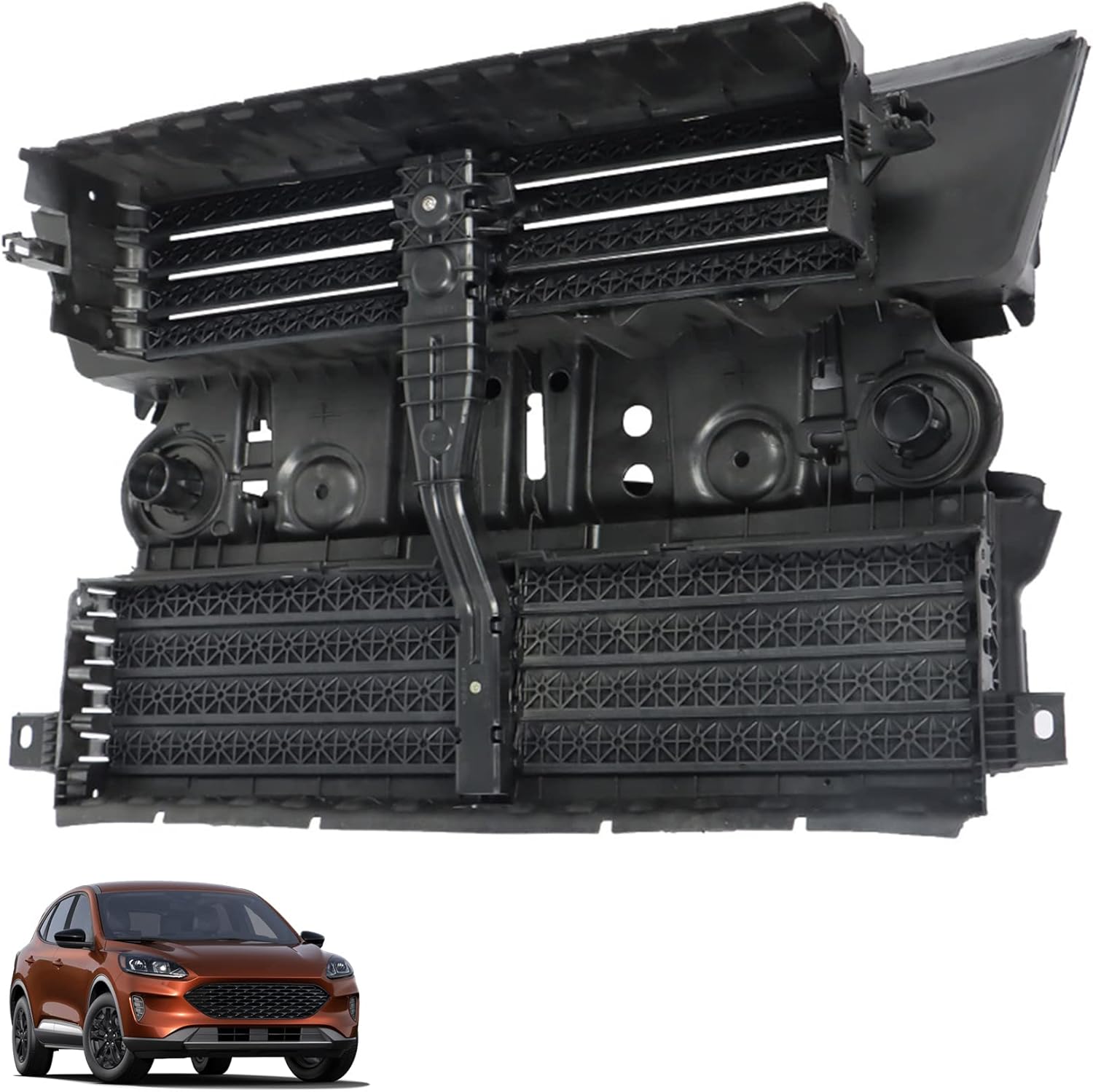 GV4Z8475A Radiator Control Shutter Assembly Grille Shutter Replacement for 2017 2018 2019 2020 Escape S SE SEL Titanium