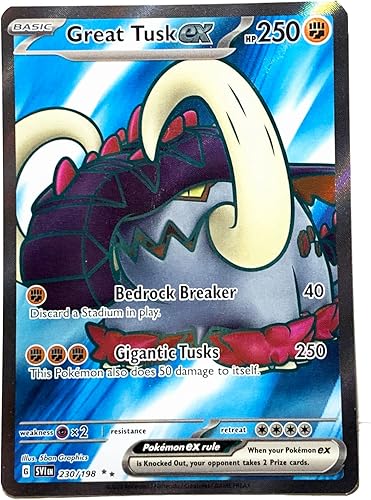 Pokemon - Gran colmillo ex 230198 - Escarlata y violeta - Ultra Raro - Holo Full Art