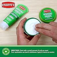 Vista 7 de O'Keeffe's Working Hands Crema de manos, para manos extremadamente secas y agrietadas, tubo de 1 oz, (paquete de 6)