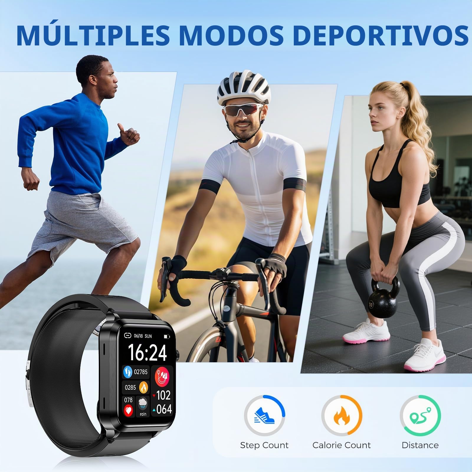 Reloj Inteligente para Hombres y Mujeres, Pantalla Retina HD de 1.92 Pulgadas, Más 100 Modos Deportivos, Más 30 Idiomas, Bluetooth 5.0BLE, Algoritmo Inteligente IA, Batería 30 Días (Rojo)