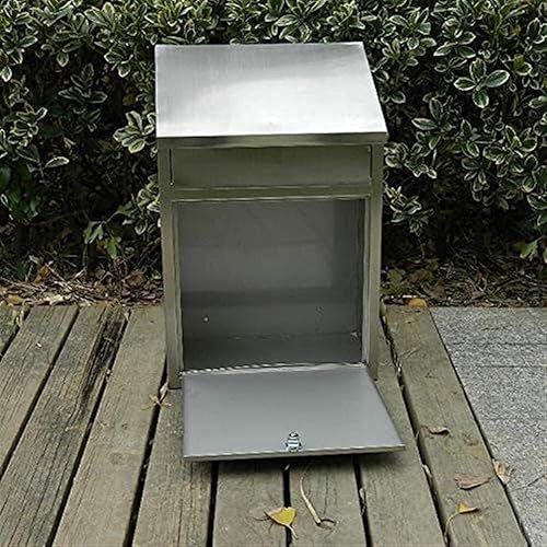 Miniatura 3 de Buzón de sugerencias Caja de colección de comentarios Caja de correo vertical moderna para entrega en porche, buzón de entrada, montaje vertical en