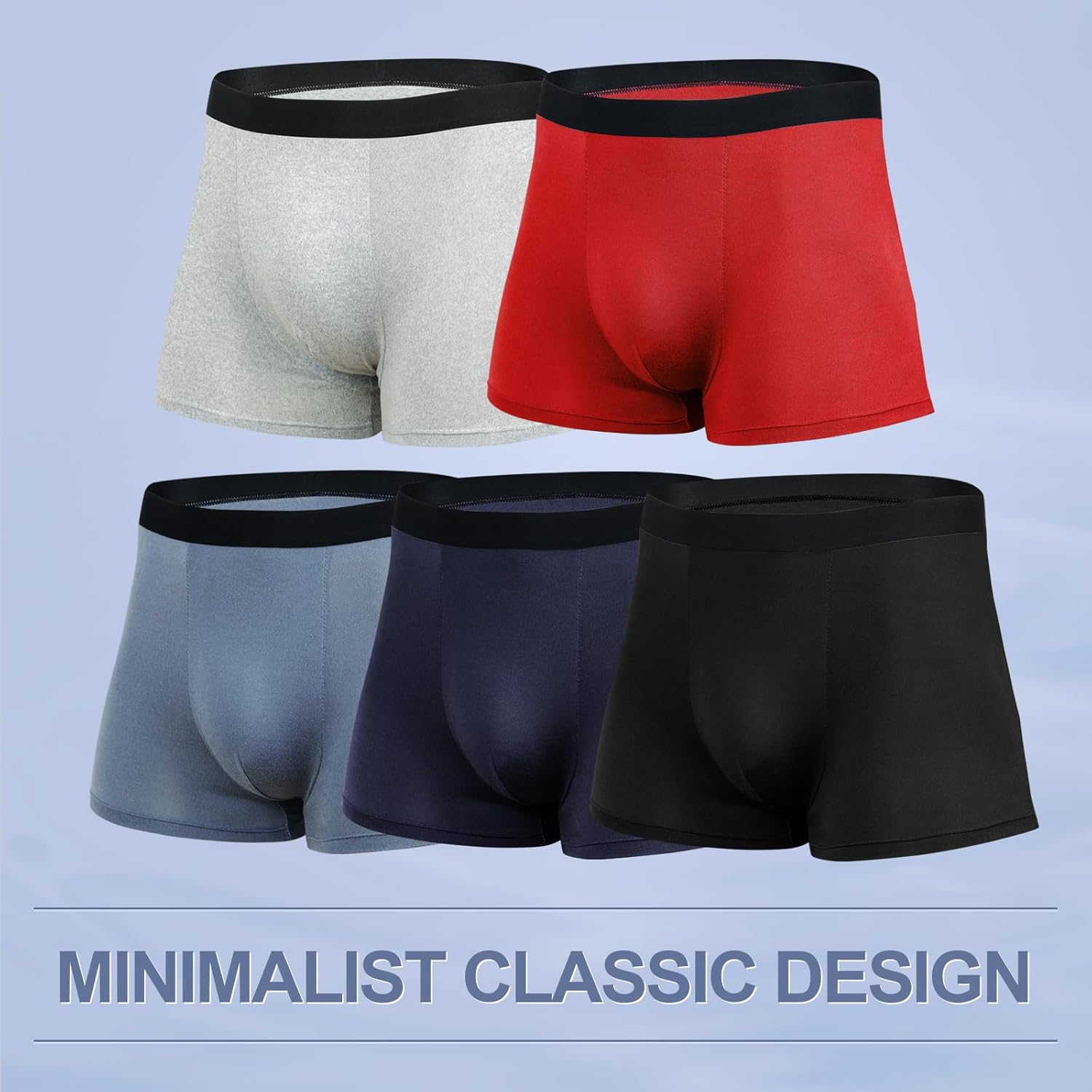 Sophproton 100 Pack Mens Cotton Boxer Briefs Bulk Pack Comfy Breathable Underwear Assorted Colors Sizes Underwear for Shelters Donation Homeless Charity - Image 5