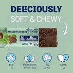 HUNGRY BUDDHA Plant-Based Protein Barres, Sucre faible, Snack haute énergie de protéines, sans lait & Sans arachide, boîte de 12, Chip menthe