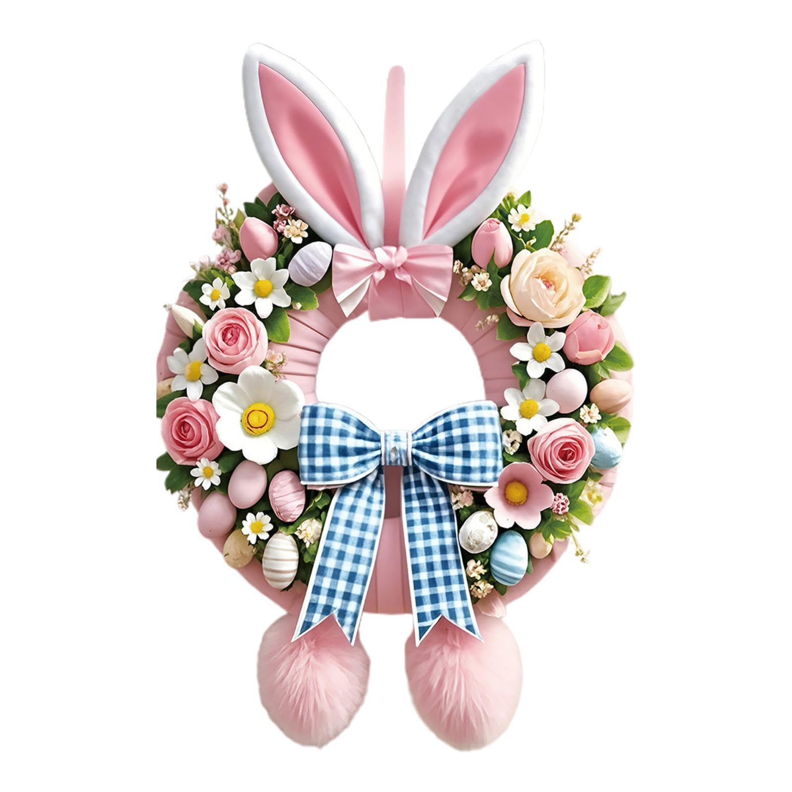 Bannière de Pâques lapin chic pour décoration murale festive