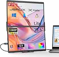 Amazon.co.jp: JSAUX ポータデュアルモニターFlipGo Lite 15.6