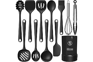 Silicone Cooking Utensils Set: Heat-Resistant and Dishwasher-Safe Kitchen Essentials