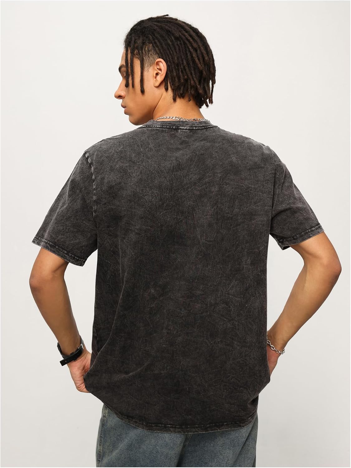 Men's Cross Print T Shirts Crew Neck Short Sleeve Graphic Tee Tops - Image 2