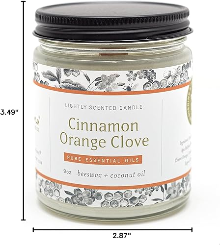 Miniatura 8 de Fontana Candle Co - Paquete de 3 velas navideñas  Vela torcida de menta + vela de cáscara de cítricos y pino + aguja de abeto y vela de pino  Hecho