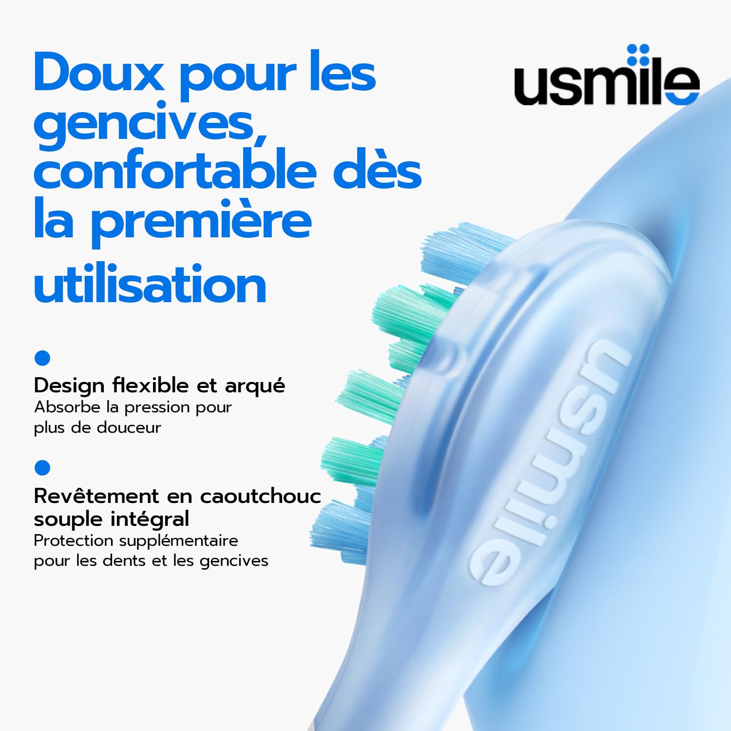 【Paquete 3 en 1】 Irrigador Bucal Portátil usmile C10, Cepillo de Dientes Eléctrico Sónico P10S, Cabezales de Repuesto – Set Completo de Cuidado Bucal para el Hogar y Viajes