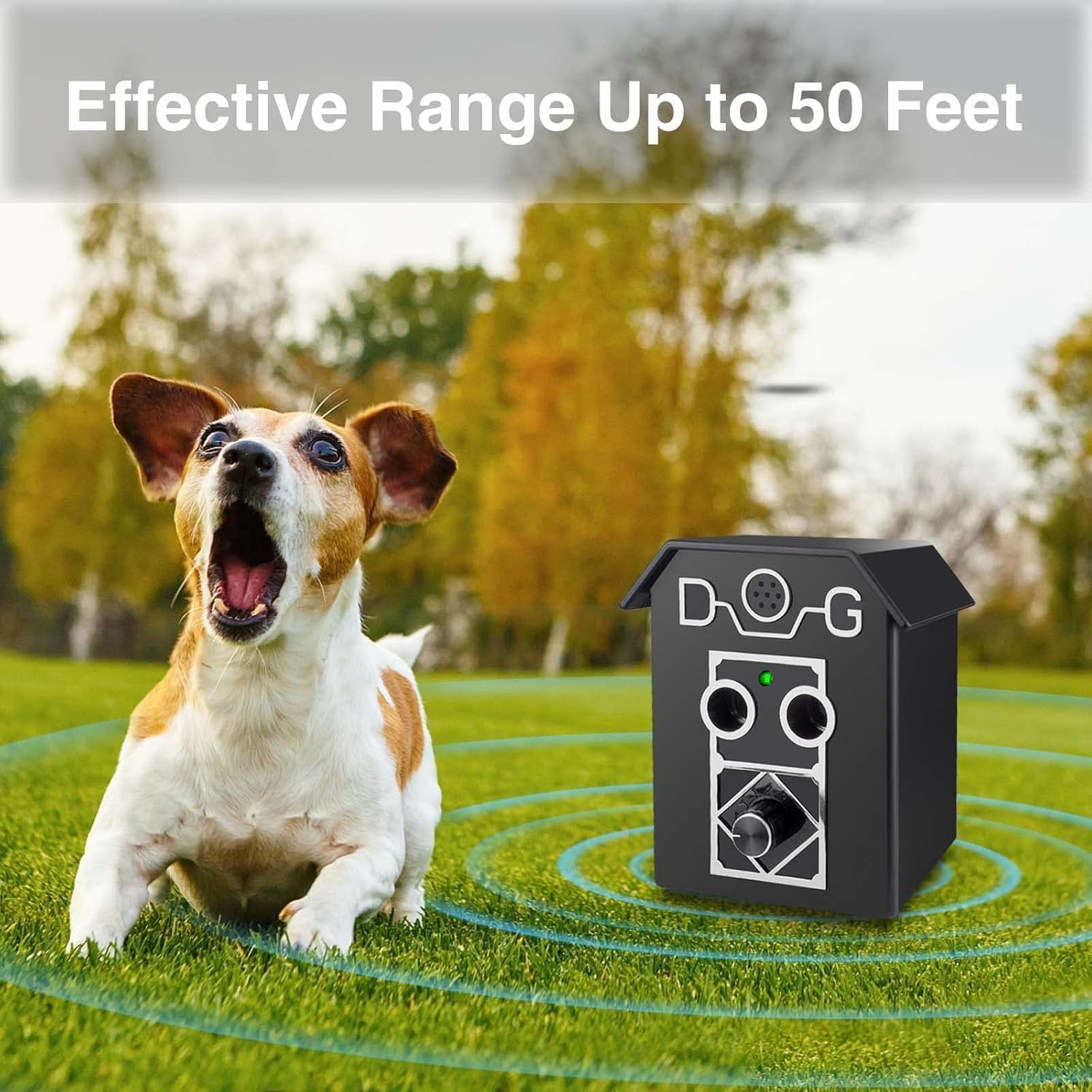 Anti Barking Device, 3 Adjustable Frequency Ultrasonic Dog Barking Deterrent Devices Pet Gentle Anti Barking Device Sonic Bark Control Device Stop Dog Barking Device Indoor Outdoor for Dogs Anti Bark
