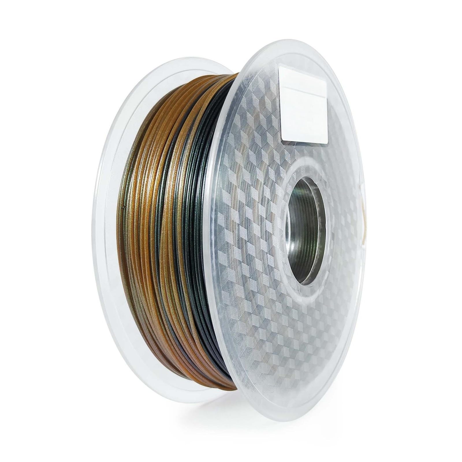 1kg 1.75mm Gradient Color PLA 3D Printing Filament(Black-Yellow)