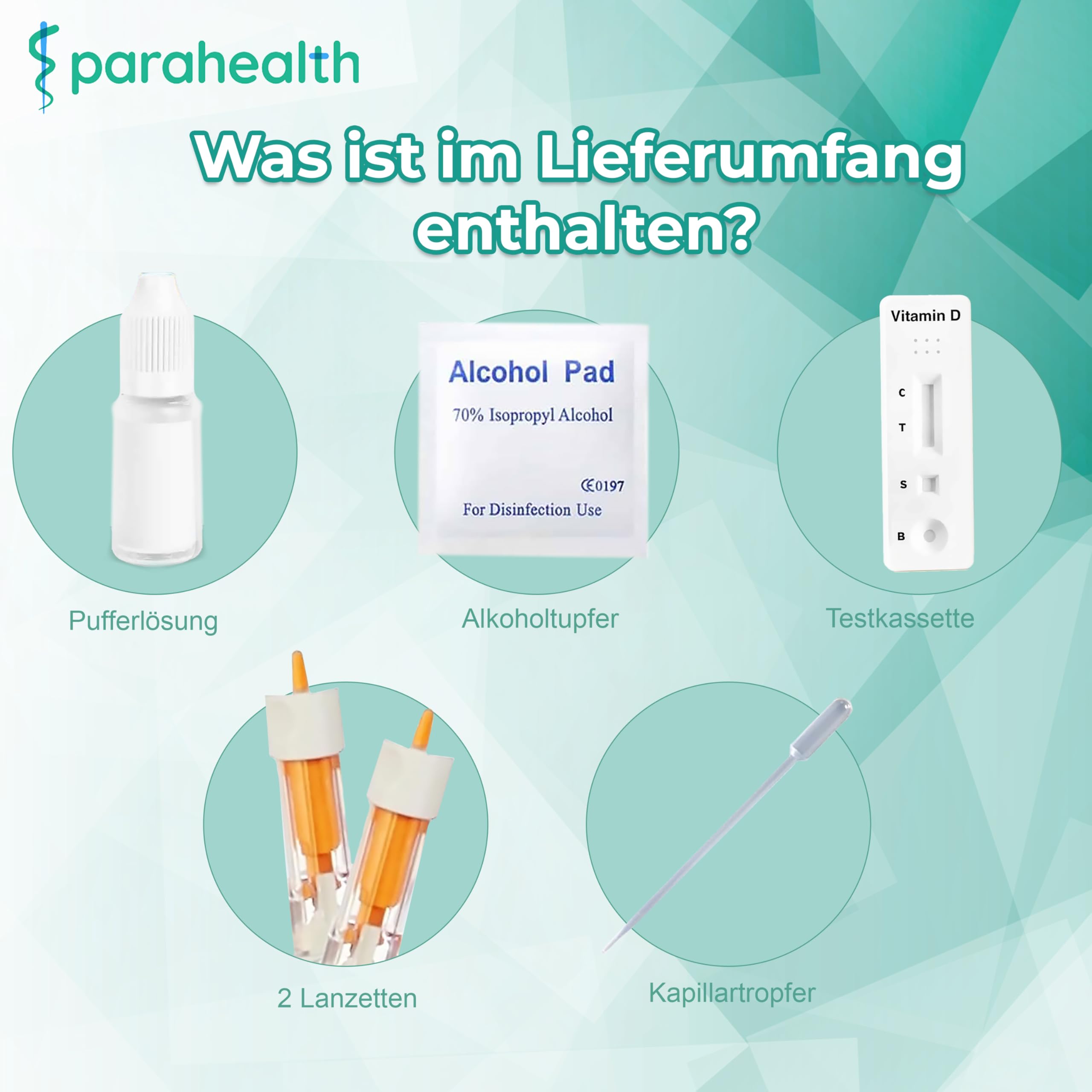 diagnostics 10 sztuk samodzielnego testu witaminy D do domu – wygodne mierzenie wartości witaminy D i wykrywanie niedoboru – wynik w ciągu 10 minut