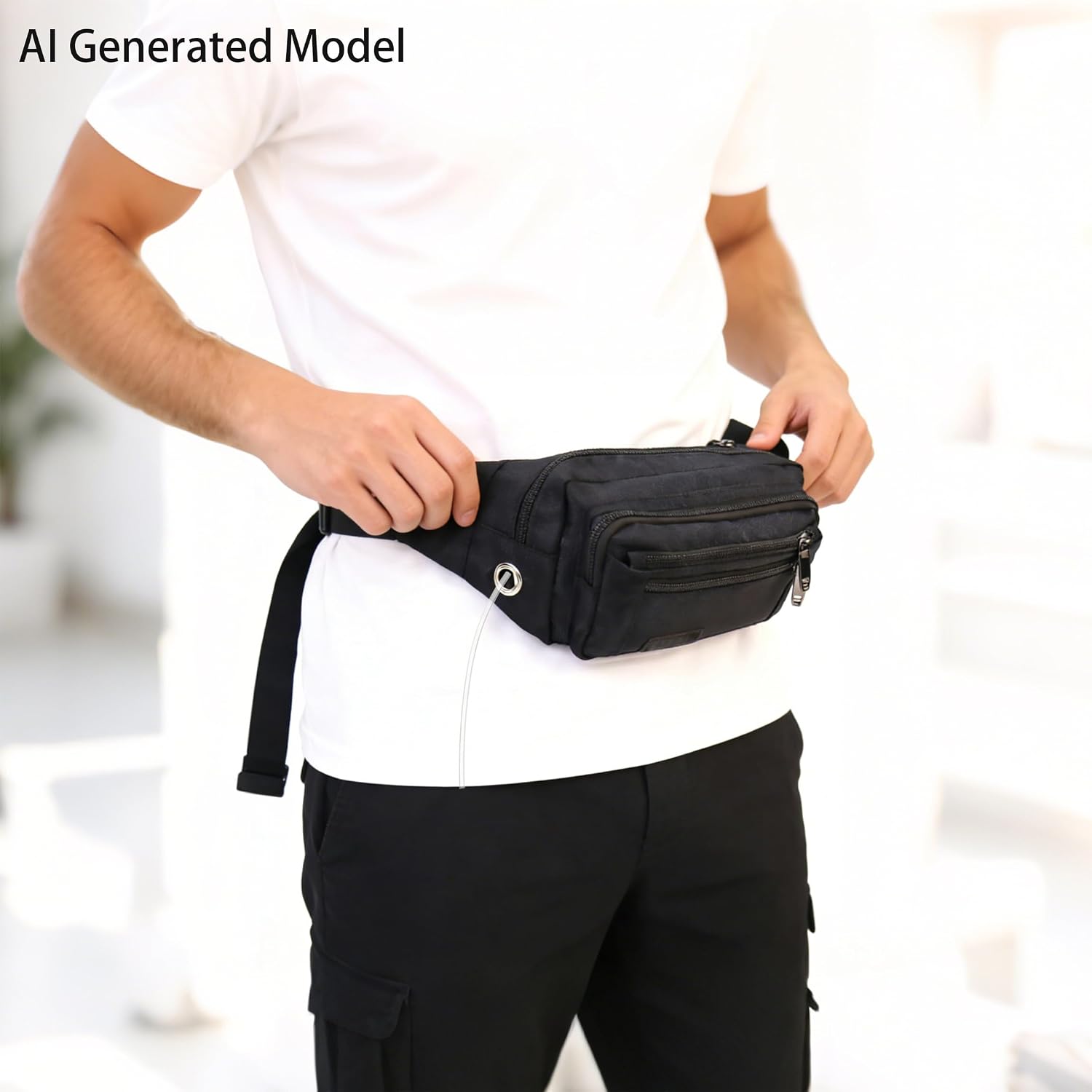 Feeding Tube Bag for Feeding Pump Fanny Pack G Tube J Tube Modified Waist Bag for Enteral Feeding Pump Waist Bag