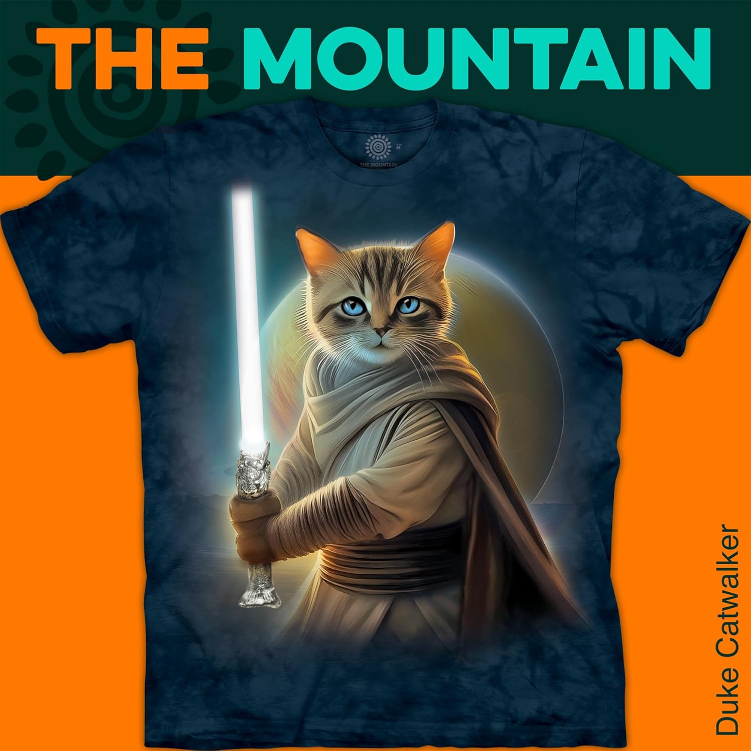 The Mountain Duke Catwalker Classic Cotton T-Shirt Graphic Tee, Funny Cat Shirt - Image 8