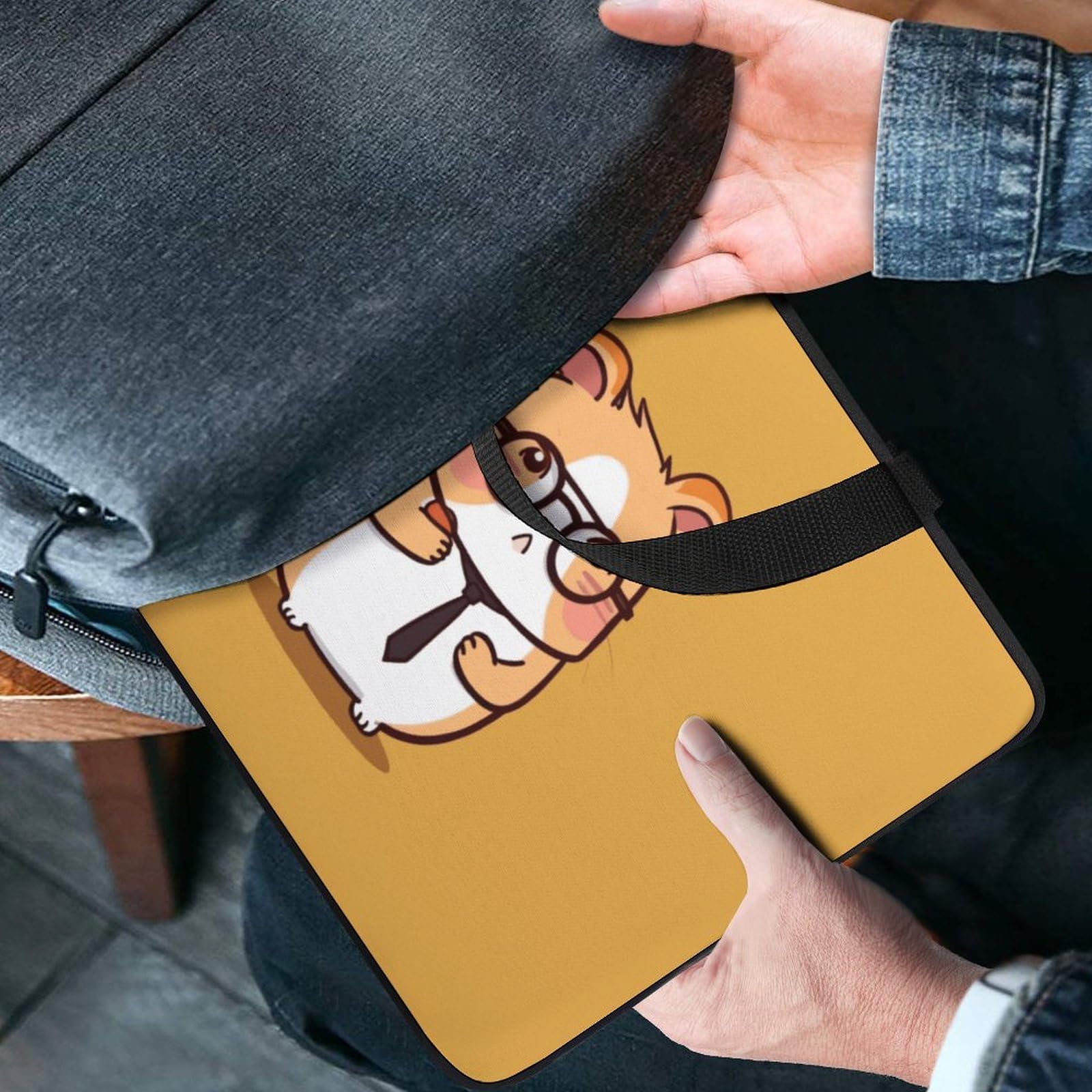 Custodia per computer portatile da 17", ultra sottile, leggera e impermeabile, in neoprene resistente, con cinghia da polso
