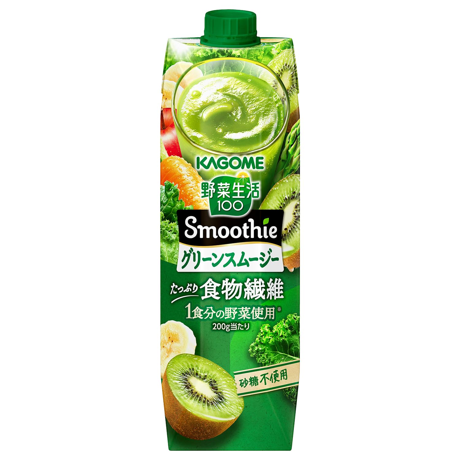 Amazon.co.jp: カゴメ 野菜生活100 Smoothie グリーンスムージーMix