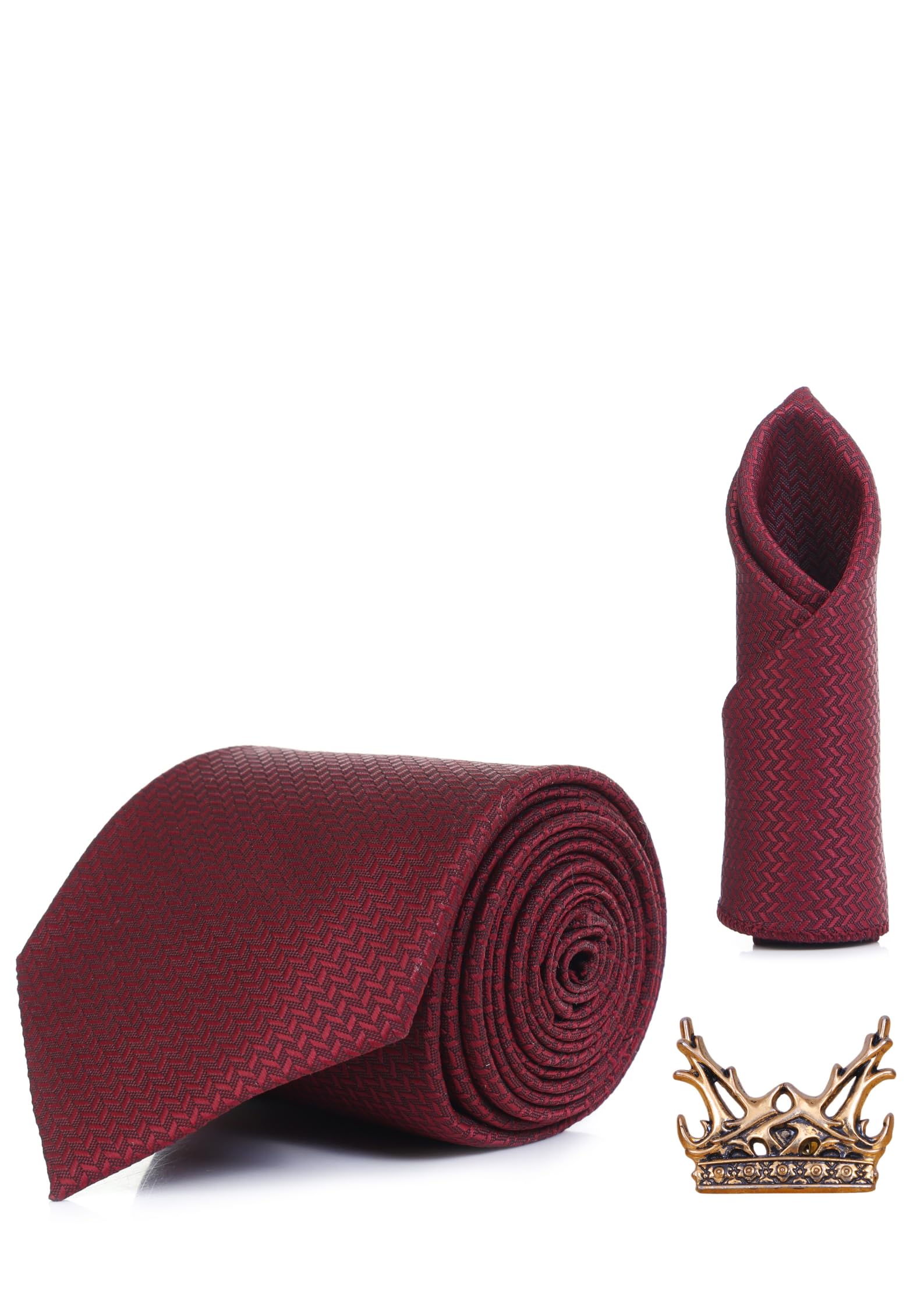 random stripe Premium Men’s Necktie & Pocket Square Combo – Elegant Formal Tie Set for Office, Wedding & Party Set-picture-41