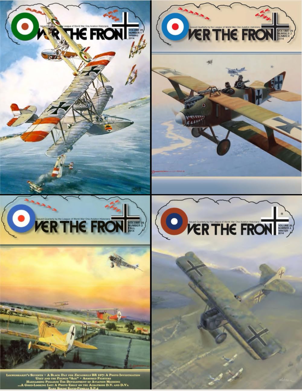 OTF - Volume 29, Over The Front - Journal of the League of World War I Aviation Historians: In-Depth Account of Pilots, Squadrons, Aircraft, and Aerial Combat During the Great War