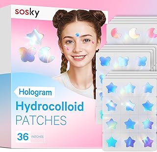 Sosky Parches holográficos para espinillas pa...