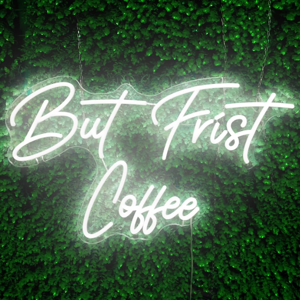 LED Sign Coffee Bar Neon Signs Café Led Lights Wine Wall Decorative Night Lamps Party Decoration Light USB Brightness Adjustable