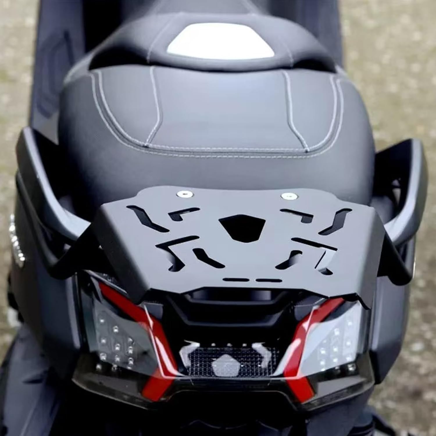 New Motorcycle Rear Luggage Rack Compatible with Sanyang MAXSYM TL 508 TL 500 Scooters Rear Tail Storage Rack, Steel Top Case Holder Support Bracket Cargo Carrier Shelf Holder Accessories